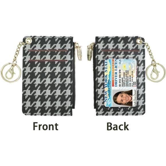Small Wallets for Women Plaid - Picture 3 of 4